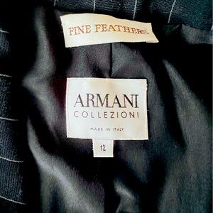 Armani Pinstripe Suite 2pc